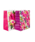 Geschenktasche 58675, allgemein, mit Trageband / Geschenkanh&auml;nger, Blumen, 18cm x 23cm
