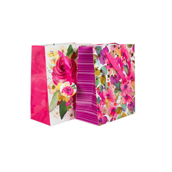 12 Stück Donau Geschenktasche 58675, Blumen, 180mm x 230mm 9004546586753 Donau