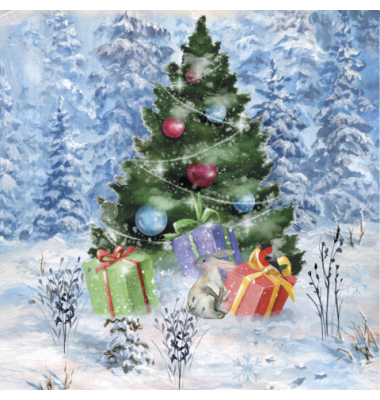 Weihnachtsservietten 227341, 3-lagig
