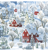 Weihnachtsservietten 227354, 3-lagig