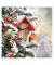 Motivservietten Weihnachten 33319100 / Rotkehlchen, 3-lagig, 33x33cm