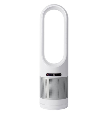 Ventilator AM-046, Rotorblattlos, 10 Stufen, Timerfunktion, 80&deg; Oszillation, Ma&szlig;e: 820 x 220 mm &Oslash;, inkl. HEPA-Filter, wei&szlig;silber