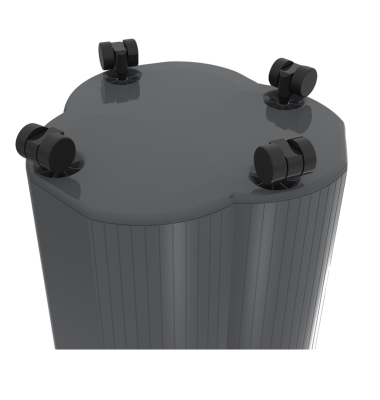 Rolle Abfallkorb Tri Bin EcoBlack sw