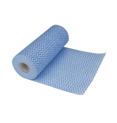 Wischtuchrolle 5495, 50 T&uuml;cher, 20cm x 20m, blau/wei&szlig;