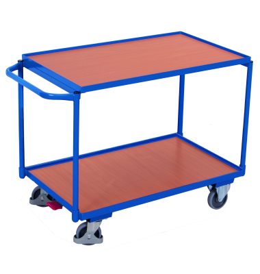 Tischwagen 2Fl&auml;chen 1175x625x850mm&nbsp;bl