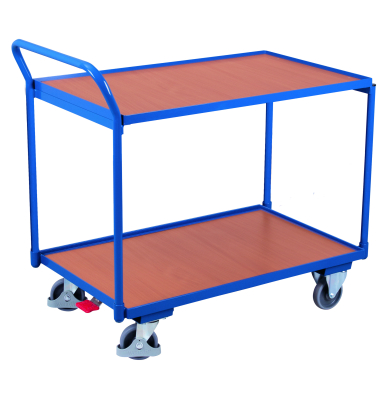 Tischwagen 2Fl&auml;chen 975x525x1010mm&nbsp;bl