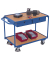 Tischwagen 2Fl&auml;chen 2Schub 1175x625x850mm&nbsp;bl