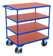 Tischwagen 4Fl&auml;chen schwer 1390x800x1235mm&nbsp;bl