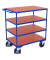 Tischwagen 4Fl&auml;chen schwer 1390x800x1235mm&nbsp;bl