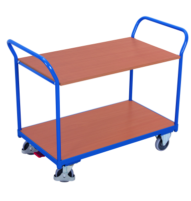 Tischwagen 2Fl&auml;chen 1045x500x935mm&nbsp;bl