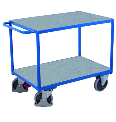 Tischwagen 2Fl&auml; Zink schwer 1390x800x920mm&nbsp;bl