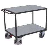 Tischwagen 2Fl&auml; Zink schwer 1190x700x920mm&nbsp;an