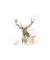 Motivservietten 13317875, mehrfarbig / Hirsch, 3-lagig, 33x33cm