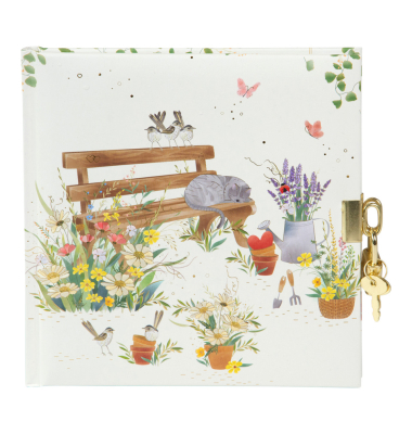 Tagebuch m.Schloss Garden Calm