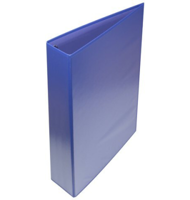 Ringbuch K-1542, A4 4 Ringe 40mm Ring-&Oslash; Karton blau