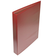 Ringbuch K-1523, A4 4 Ringe 25mm Ring-&Oslash; Karton rot