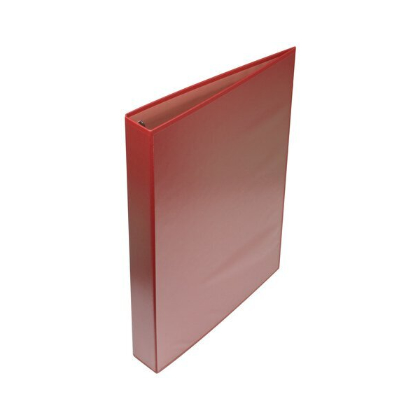 Kangaro Ringbuch K-1523, A4 4 Ringe 25mm Ring-Ø Karton rot 8712127089685 Kangaro