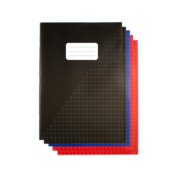 Kangaro Schulheft K-58340 -, - / kariert, A4, 60g, farblich sortiert, 40 Blatt / 80 Seiten 8712127004930 Kangaro 5 Stück