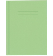 Jurismappe - 210402, A4 Folio gr&uuml;n Recyclingkarton 240g, mit 3 Einschlagklappen