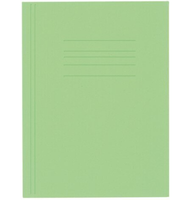 Jurismappe - 210402, A4 Folio gr&uuml;n Recyclingkarton 240g, mit 3 Einschlagklappen