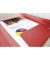 Jurismappe - 210405, A4 Folio rot Recyclingkarton 240g, mit 3 Einschlagklappen