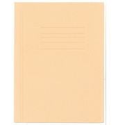 Jurismappe - 210408, A4 Folio chamois Recyclingkarton 240g, mit 3 Einschlagklappen