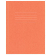 Jurismappe - 210406, A4 Folio orange Recyclingkarton 240g, mit 3 Einschlagklappen