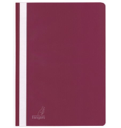 Schnellhefter Kangaro Standard-PP Einfarbig K-22050, A4, kirschrot, Kunststoff, -, Vorderdeckel transparent