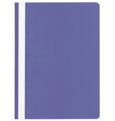 Schnellhefter Kangaro Standard-PP Einfarbig K-22052, A4, lila, Kunststoff, -, Vorderdeckel transparent
