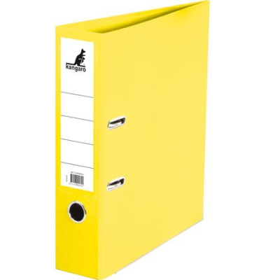 Ordner A4 2r 75mm PP/Papier gelb