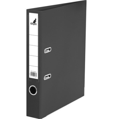 Ordner A4 2r 50mm PP/Papier schwarz