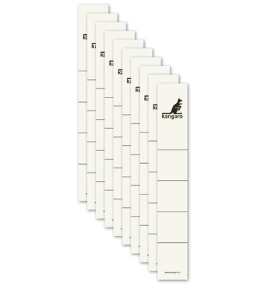 Ordneretiketten schmall 10 St&uuml;ck 29x190mm