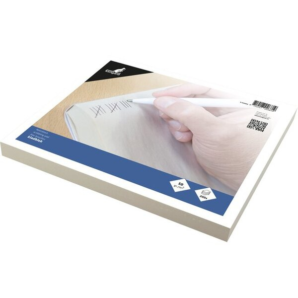 Kangaro Briefblock K-56000 / blanko, 23x19,8cm, 50g, blau, 200 Blatt 8712127026819 Kangaro
