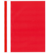 Schnellhefter Kangaro Standard-PP Einfarbig K-25036, A4, rot, Kunststoff, -, Vorderdeckel transparent