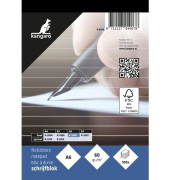 Briefblock K-5506 / liniert, A6, 60g, blau, 100 Blatt