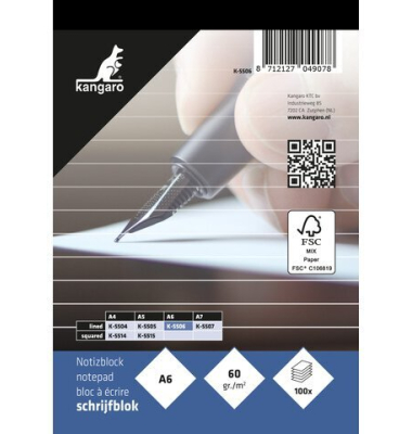 Briefblock K-5506