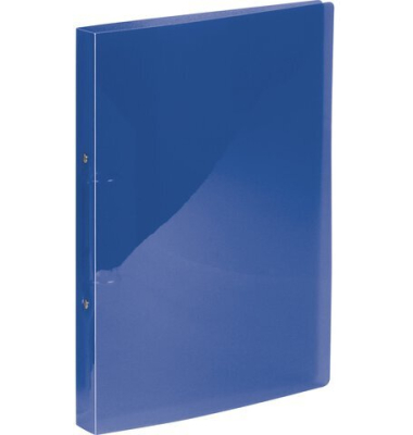 Ringbuch K-58190622, A4 2 Ringe 16mm Ring-&Oslash; Polypropylen (PP) transparent blau