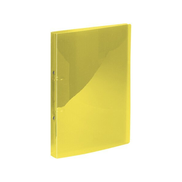 Kangaro Ringbuch K-58190623, A4 2 Ringe 16mm Ring-Ø Polypropylen (PP) transparent gelb 8712127051279 Kangaro