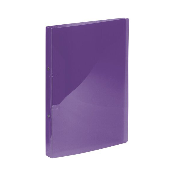 Kangaro Ringbuch K-58190625, A4 2 Ringe 16mm Ring-Ø Polypropylen (PP) transparent lila 8712127051330 Kangaro