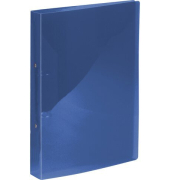 Ringbuch K-58190614, A4 2 Ringe 16mm Ring-&Oslash; Polypropylen (PP) transparent blau