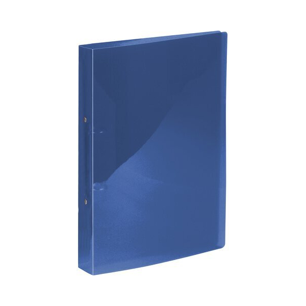 Kangaro Ringbuch K-58190614, A4 2 Ringe 16mm Ring-Ø Polypropylen (PP) transparent blau 8712127051422 Kangaro