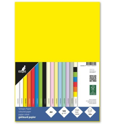 Kopierpapier K-0043F025 gelb A4 120g
