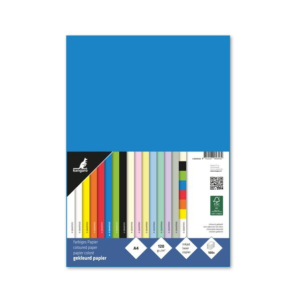 Kangaro Kopierpapier K-0043F225 blau A4 120g 8712127053532 Kangaro
