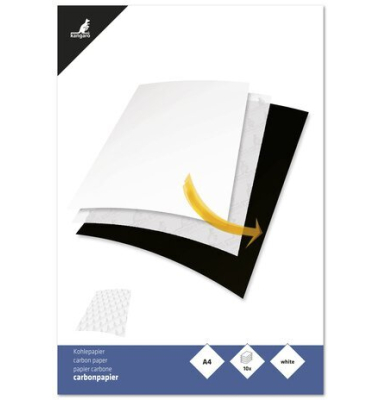 Kohlepapier A4 21x29cm 10 Blatt Blau