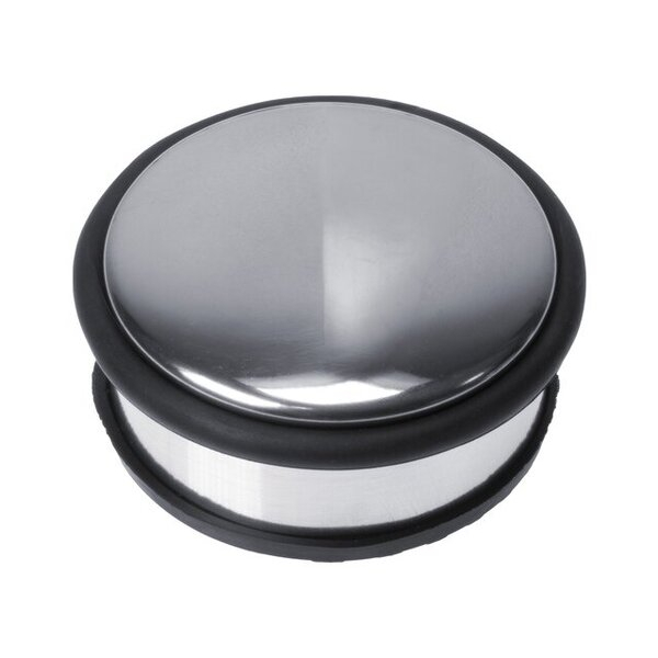 Alpedia Türstopper Kangaro metal chrome 1250gram, 4.5cm hoch, durchmesser 10cm 8712127064552 Alpedia