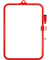 Whiteboard K-59001, 18,5x26cm (BxH), 