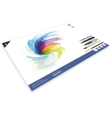 Aquarellpapier A3 300g 16Bl wei&szlig;