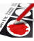Bleistift rot, roter Kern, 6-seitig