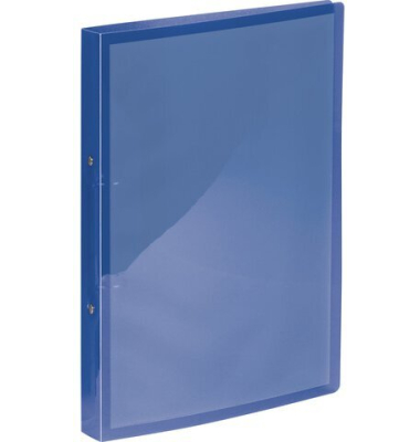 Pr&auml;sentationsringbuch K-58190632 transparent blau