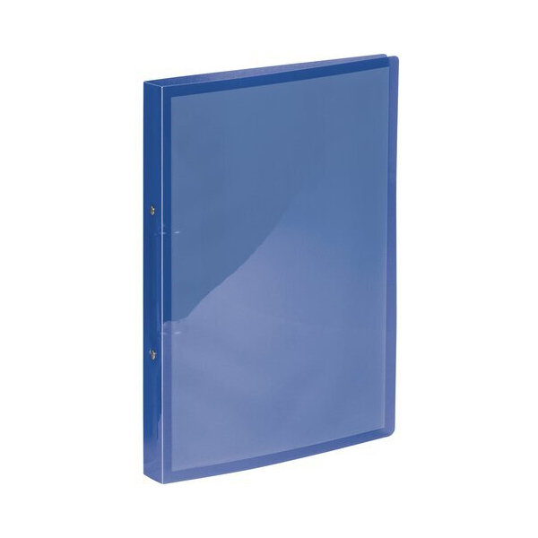 Kangaro Präsentationsringbuch K-58190632, A4 2 Ringe 16mm Ring-Ø Polypropylen (PP), ohne, transparent blau 8712127083157 Kangaro